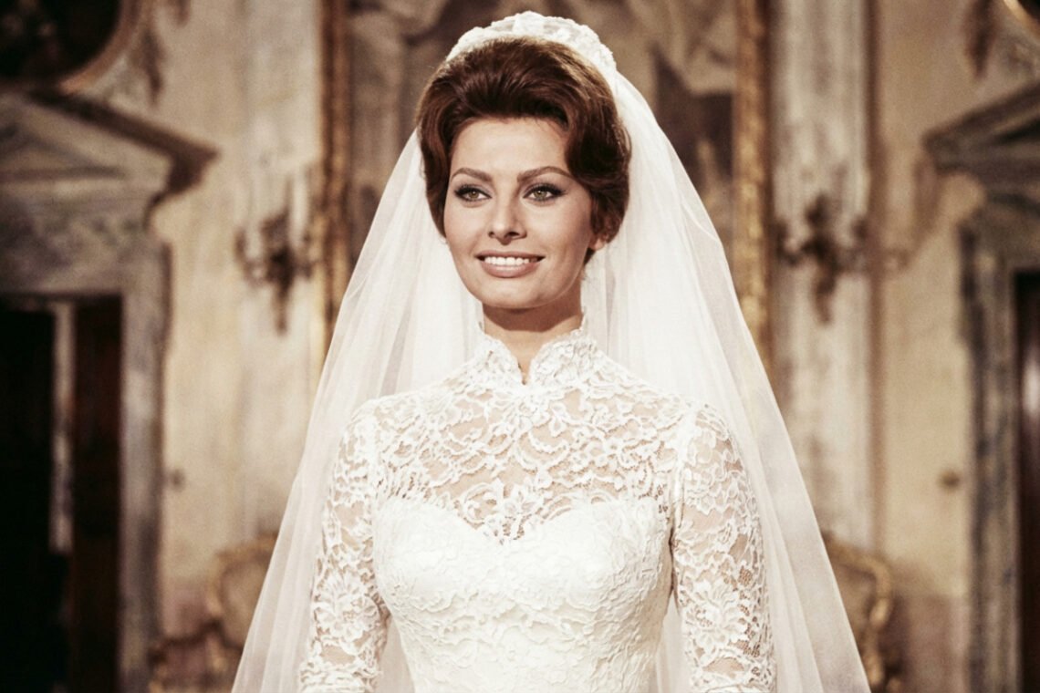 sophia loren wedding dress
